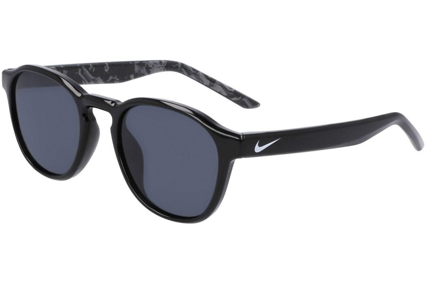 Zonnebril Nike Smash DZ7382 010 Ronde Zwart