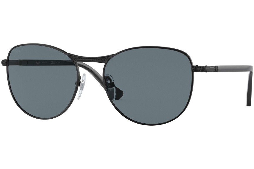 Zonnebril Persol PO1002S 11513R Polarized Ronde Zwart