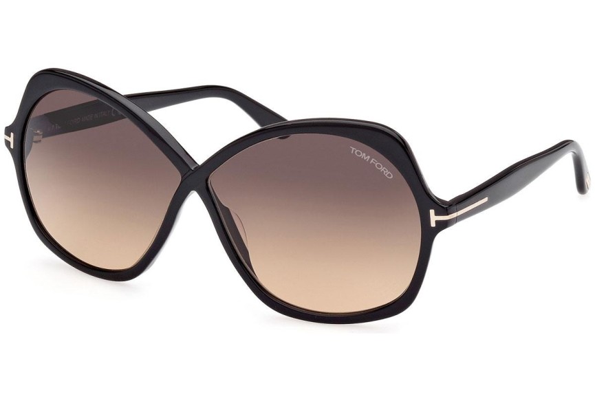 Zonnebril Tom Ford FT1013 01B Cat Eye Zwart