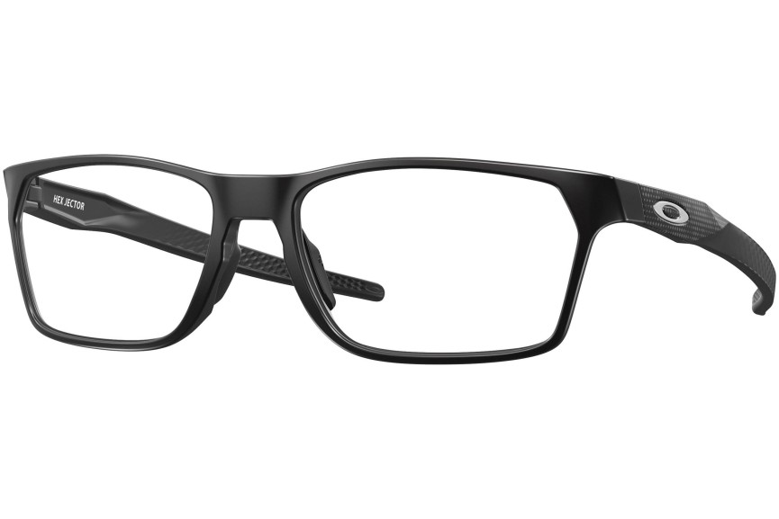 Brillen Oakley Hex Jector High Resolution Collection OX8032-05 Rechthoekige Zwart