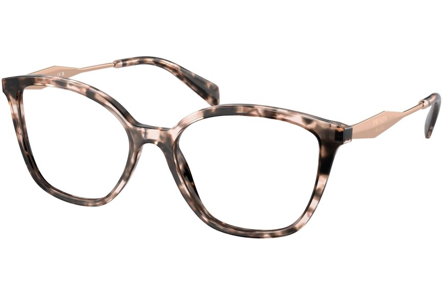 Brillen Prada PR02ZV ROJ1O1 Cat Eye Havana