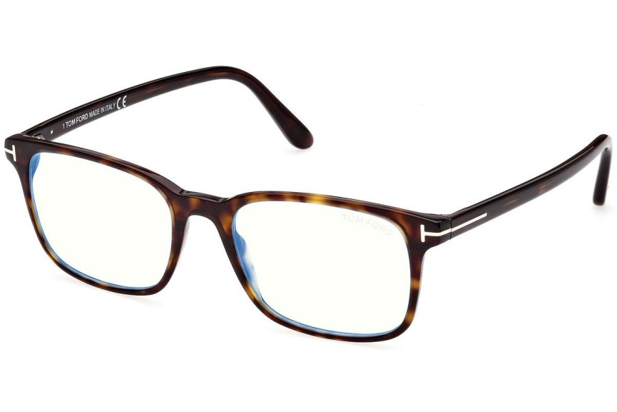 Brillen Tom Ford FT5831-B 052 Rechthoekige Havana