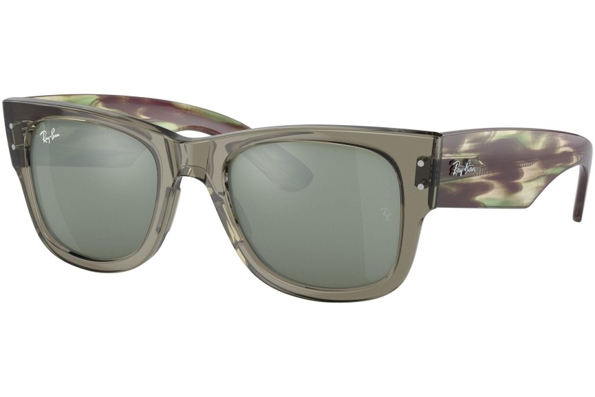 Zonnebril Ray-Ban Mega Wayfarer RB0840S 66355C Vierkant Groen