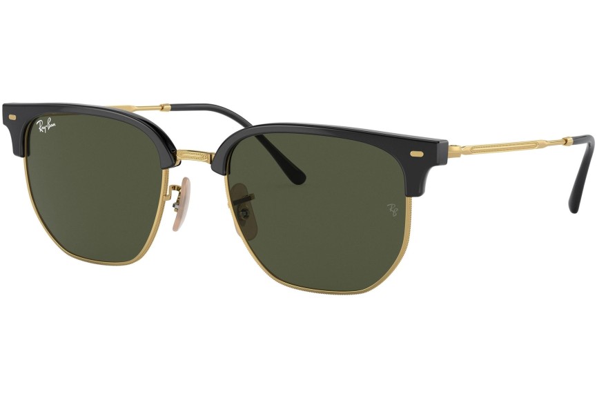 Zonnebril Ray-Ban New Clubmaster RB4416 601/31 Browline Goud