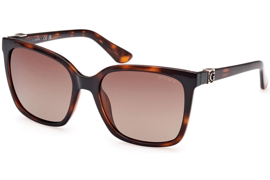 Zonnebril Guess GU7865 52H Polarized Vierkant Havana