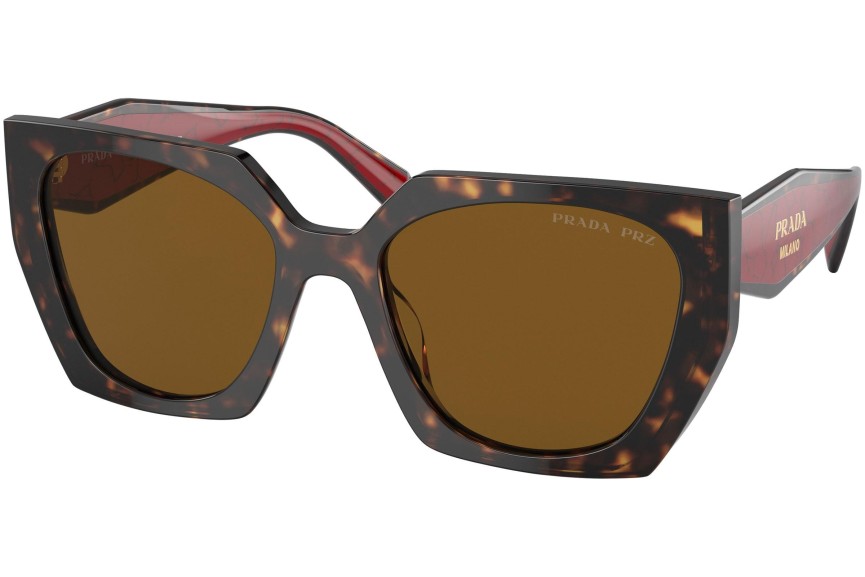 Zonnebril Prada PR15WS 2AU5Y1 Polarized Vierkant Havana