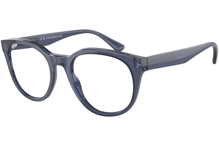 Brillen Emporio Armani EA3207 5072 Ronde Blauw