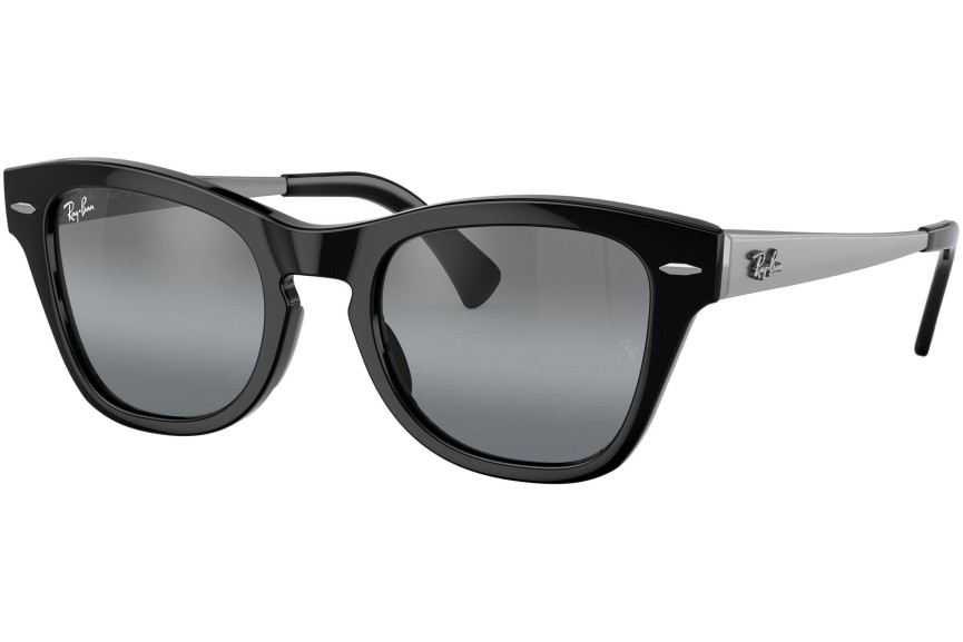 Zonnebril Ray-Ban RB0707SM 901/G6 Vierkant Zwart