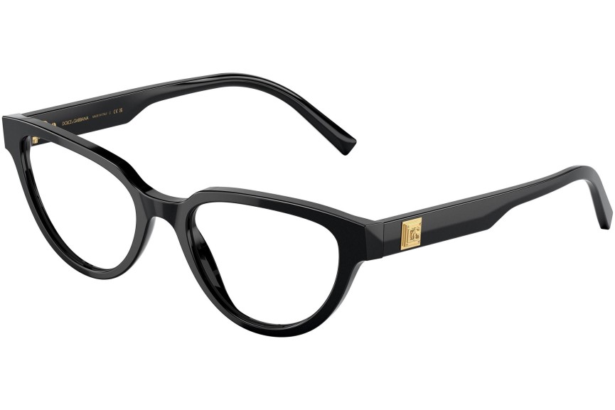 Brillen Dolce & Gabbana DG3358 501 Cat Eye Zwart