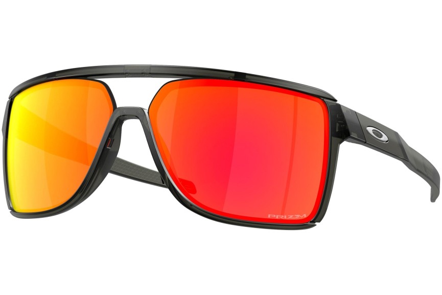 Zonnebril Oakley Castel OO9147-05 Vierkant Grijs