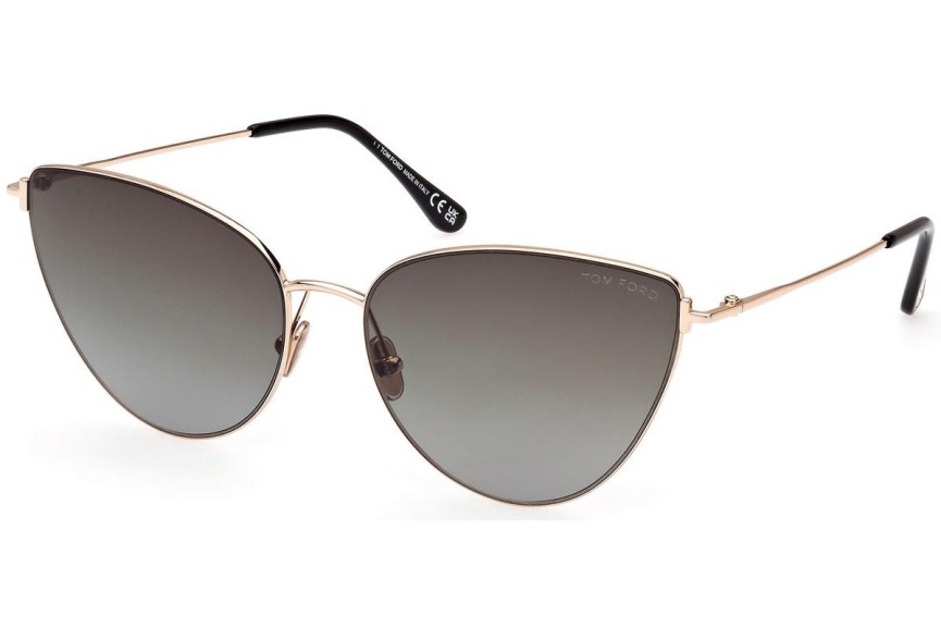 Zonnebril Tom Ford FT1005 28B Cat Eye Goud