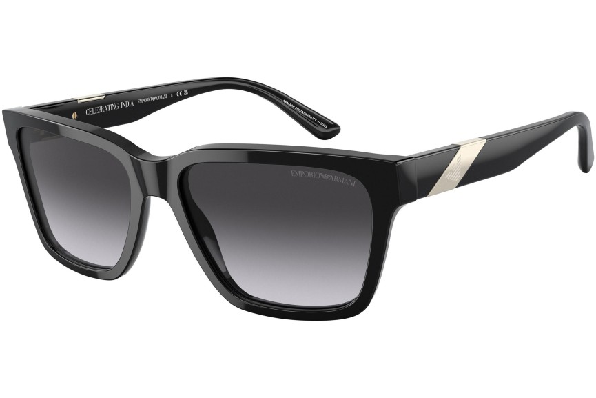 Zonnebril Emporio Armani EA4177 50788G Vierkant Zwart