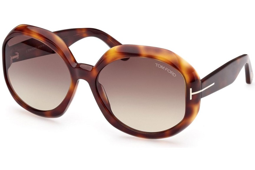 Zonnebril Tom Ford FT1011 52B Ronde Havana