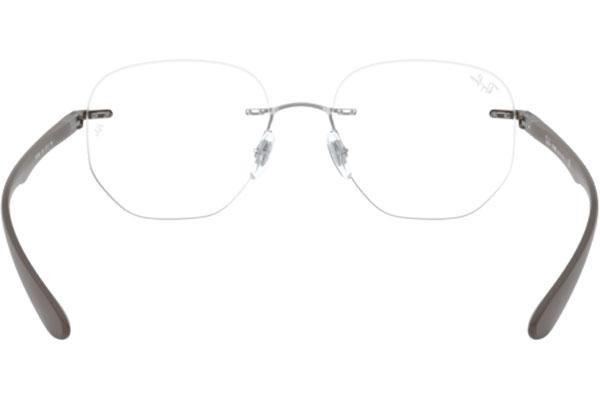 Brillen Ray-Ban RX8766 1131 Ronde Zilver