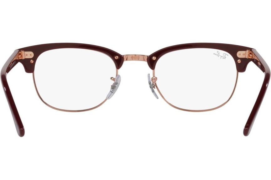 Brillen Ray-Ban Clubmaster RX5154 8230 Browline Rood