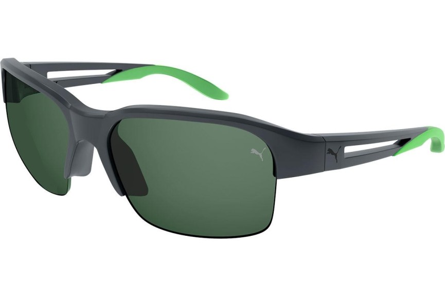 Zonnebril Puma PU0352S 004 Polarized Rechthoekige Grijs