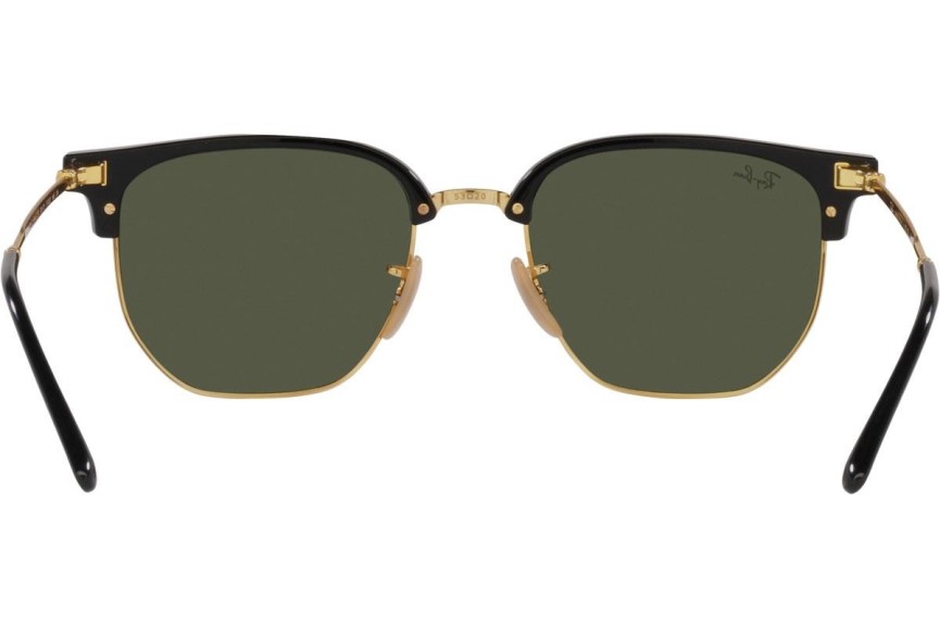 Zonnebril Ray-Ban New Clubmaster RB4416 601/31 Browline Goud