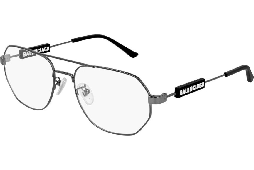 Brillen Balenciaga BB0117O 001 Pilot Zilver