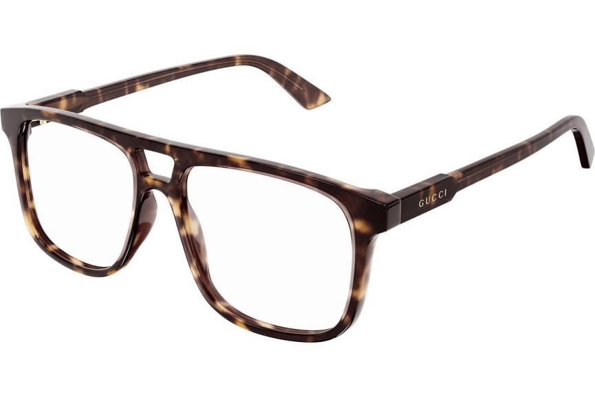 Brillen Gucci GG1035O 002 Vierkant Havana