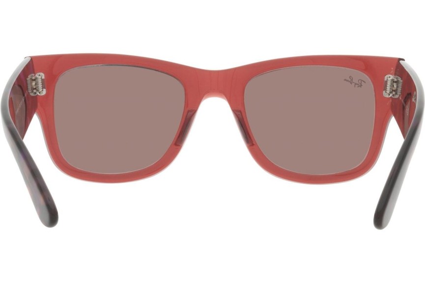 Zonnebril Ray-Ban Mega Wayfarer RB0840S 66372K Vierkant Roze