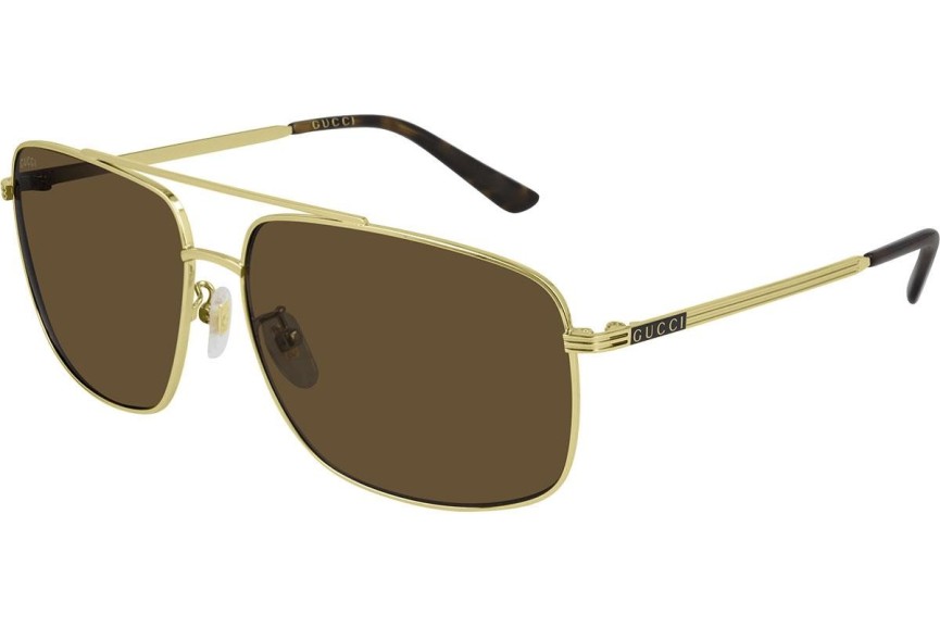 Zonnebril Gucci GG0836SK 002 Polarized Pilot Goud