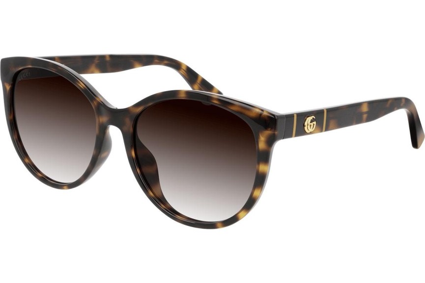 Zonnebril Gucci GG0636SK 002 Cat Eye Havana