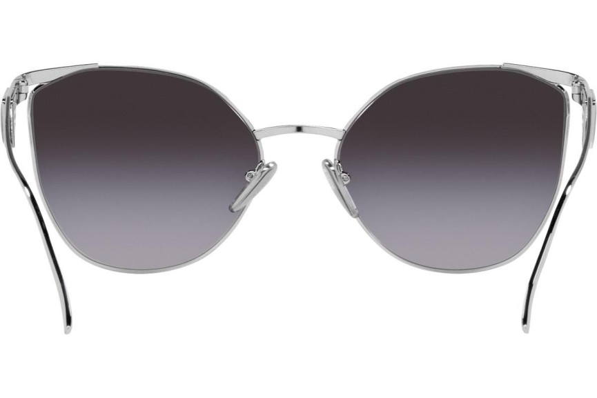 Zonnebril Prada PR50ZS 1BC09S Cat Eye Zilver