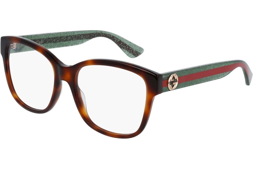 Brillen Gucci GG0038ON 002 Vierkant Havana