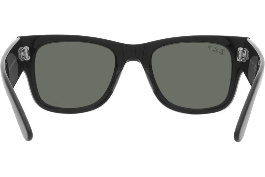 Zonnebril Ray-Ban Mega Wayfarer RB0840S 901/58 Polarized Vierkant Zwart