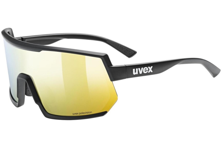 Zonnebril uvex sportstyle 235 P 2230 Polarized Panorama | Shield Zwart