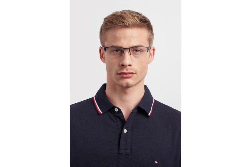 Brillen Tommy Hilfiger TH1905 003 Rechthoekige Zwart