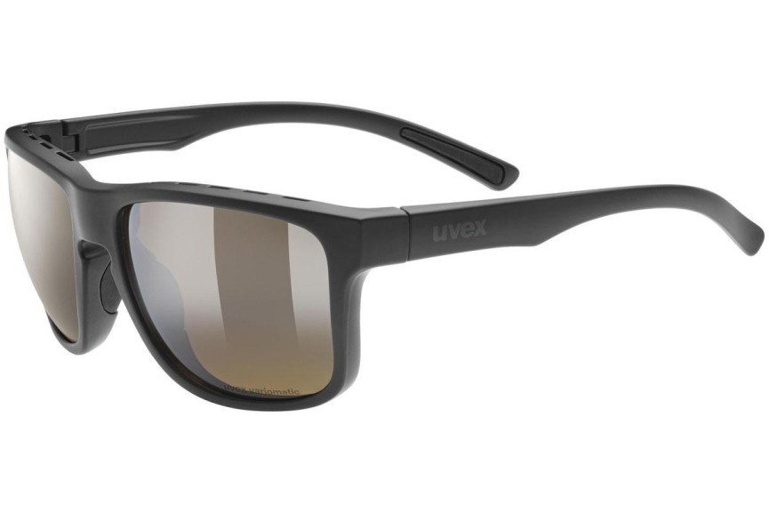 Zonnebril uvex sportstyle 312 VPX 2261 Polarized Vierkant Zwart