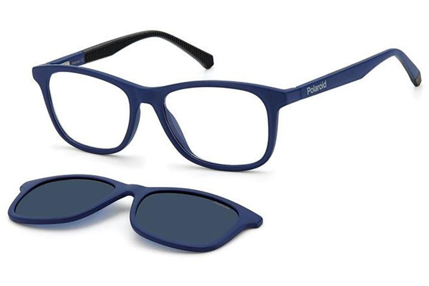 Brillen Polaroid Junior PLD8045/CS FLL/C3 Polarized Rechthoekige Blauw