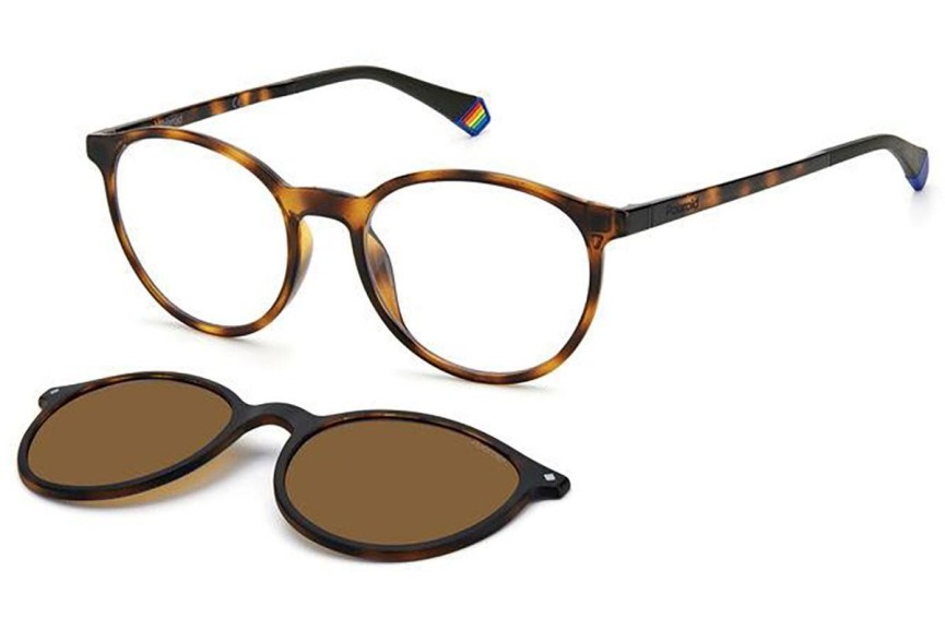 Brillen Polaroid PLD6137/CS 086/SP Polarized Ronde Havana