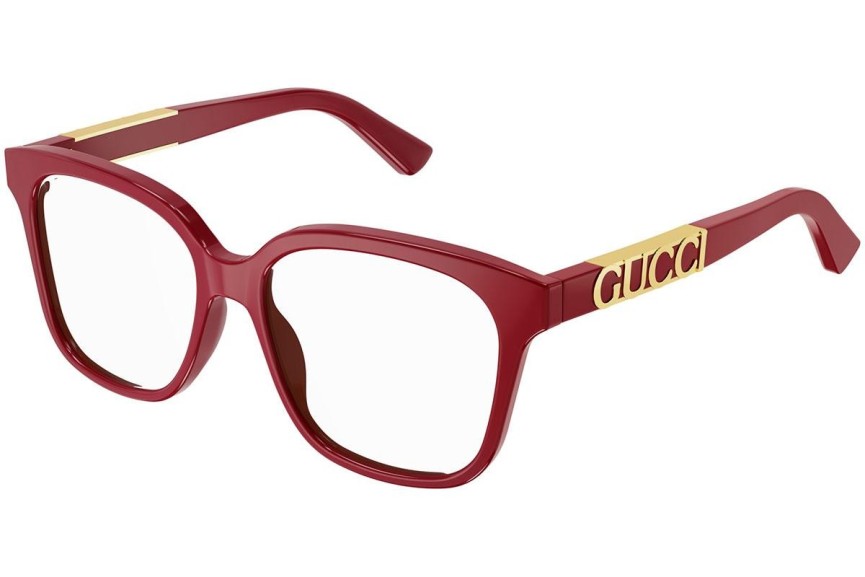 Brillen Gucci GG1192O 006 Vierkant Rood