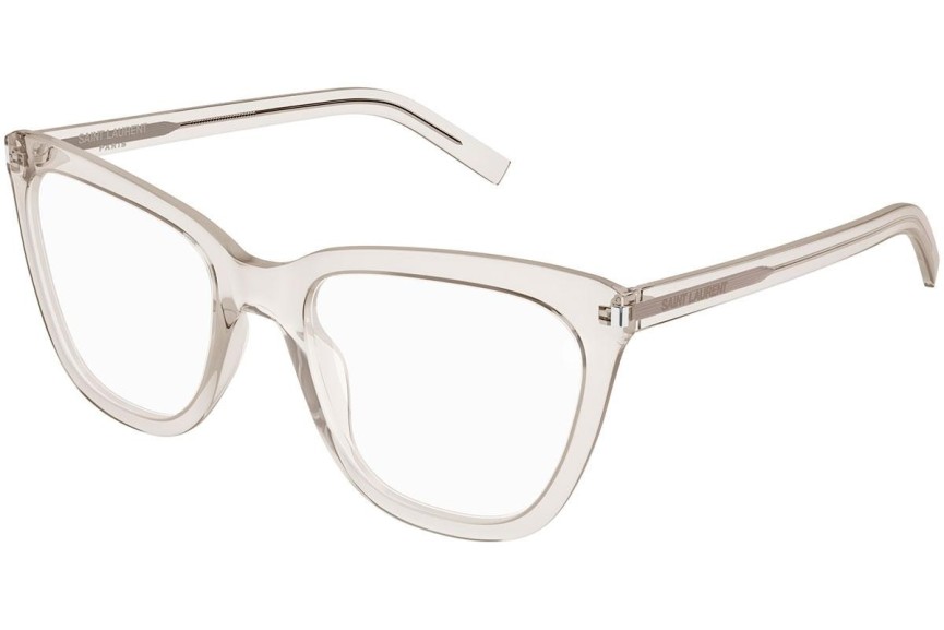 Brillen Saint Laurent SL548SLIMOPT 004 Cat Eye Transparant