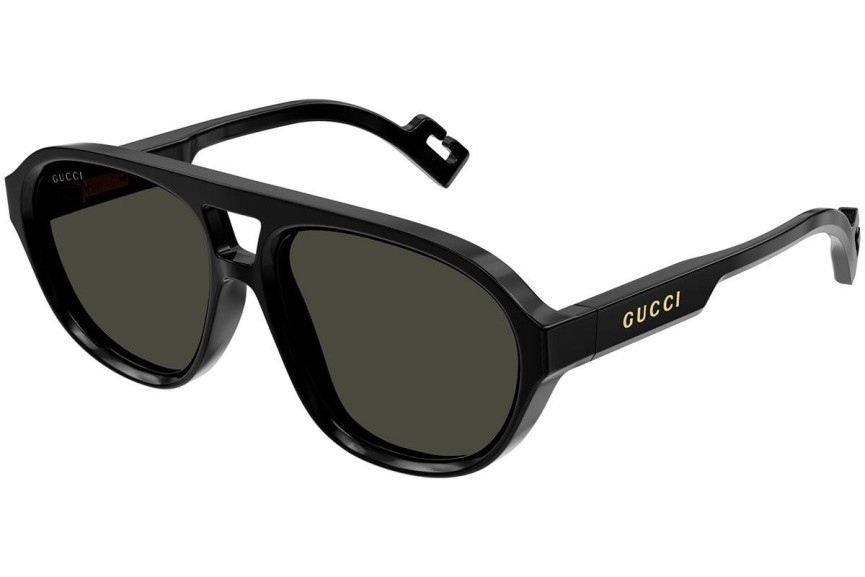 Zonnebril Gucci GG1239S 004 Pilot Zwart