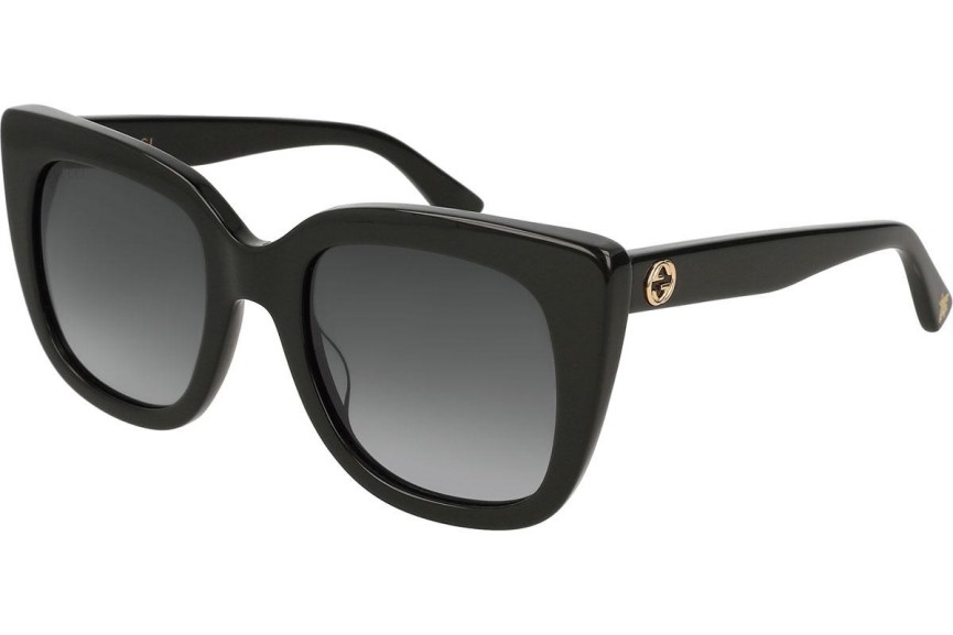 Zonnebril Gucci GG0163SN 001 Cat Eye Zwart