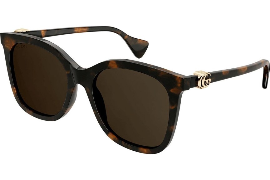 Zonnebril Gucci GG1071S 002 Vierkant Havana