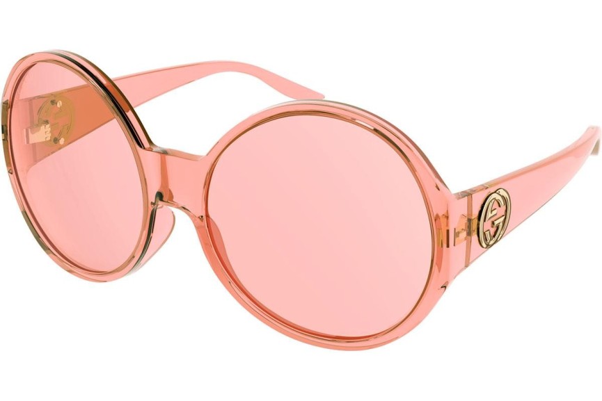 Zonnebril Gucci GG0954S 003 Ronde Roze