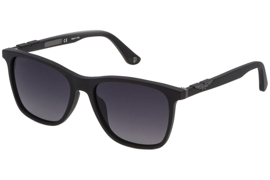 Zonnebril Police Origins 1 SPL872Z 703P Polarized Vierkant Zwart