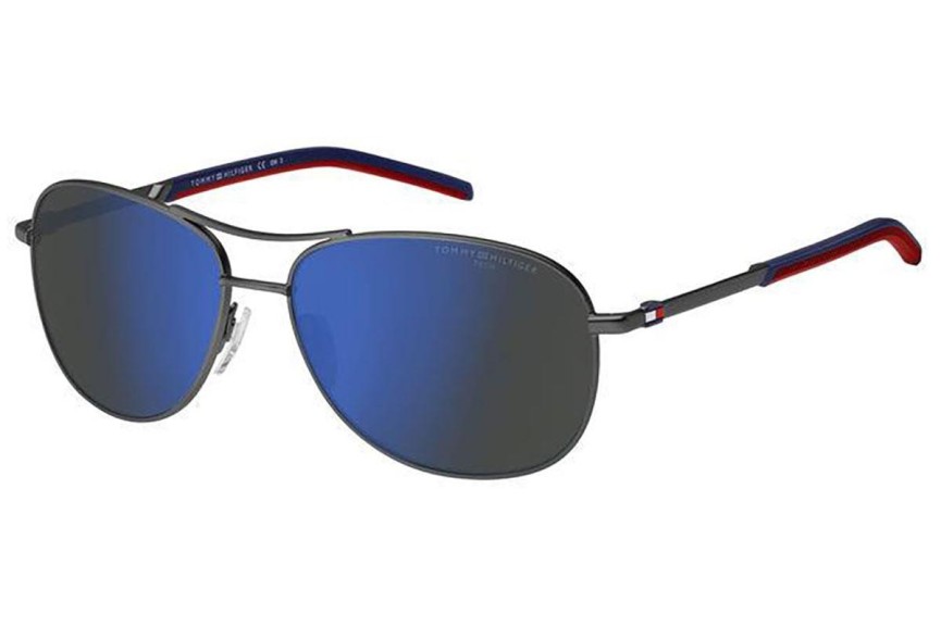 Zonnebril Tommy Hilfiger TH2023/S R80/ZS Pilot Zilver