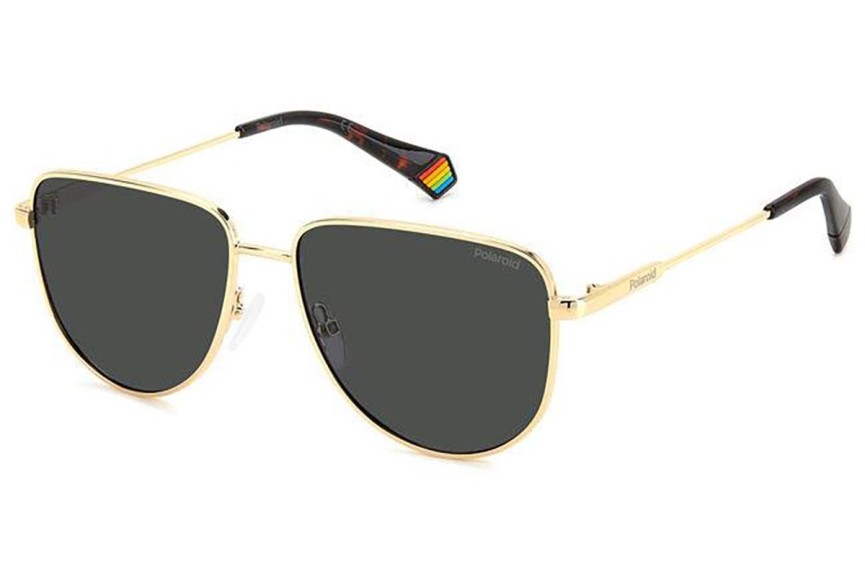 Zonnebril Polaroid PLD6196/S/X J5G/M9 Polarized Ovaal Goud