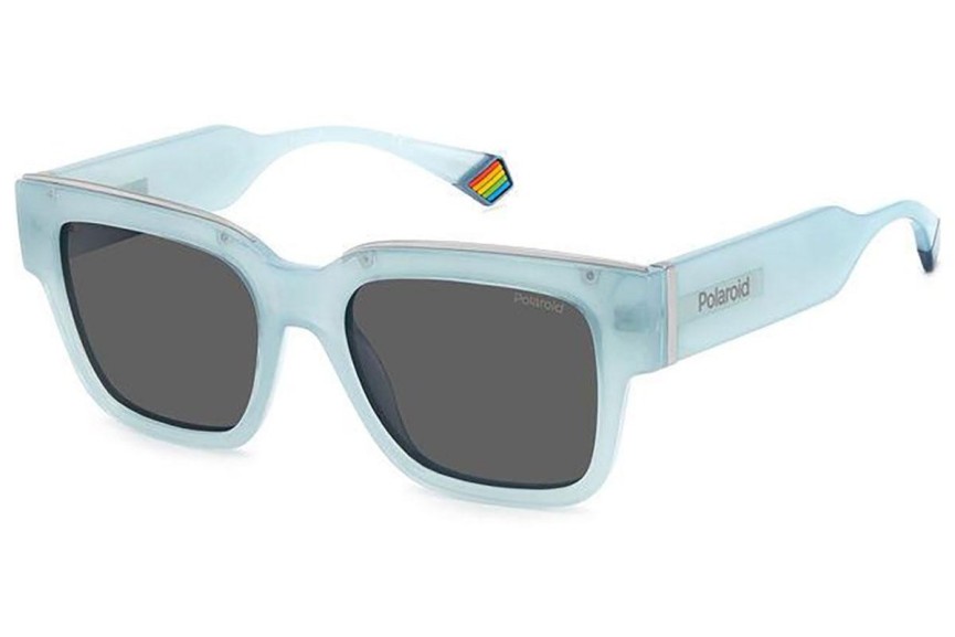 Zonnebril Polaroid PLD6198/S/X MVU/M9 Polarized Vierkant Blauw