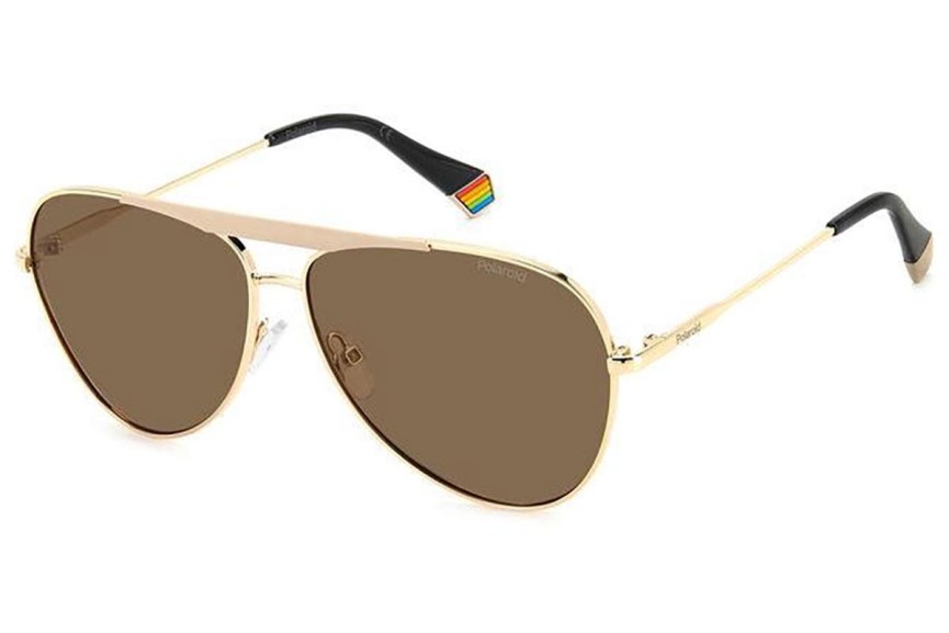 Zonnebril Polaroid PLD6200/S/X Y3R/SP Polarized Pilot Goud