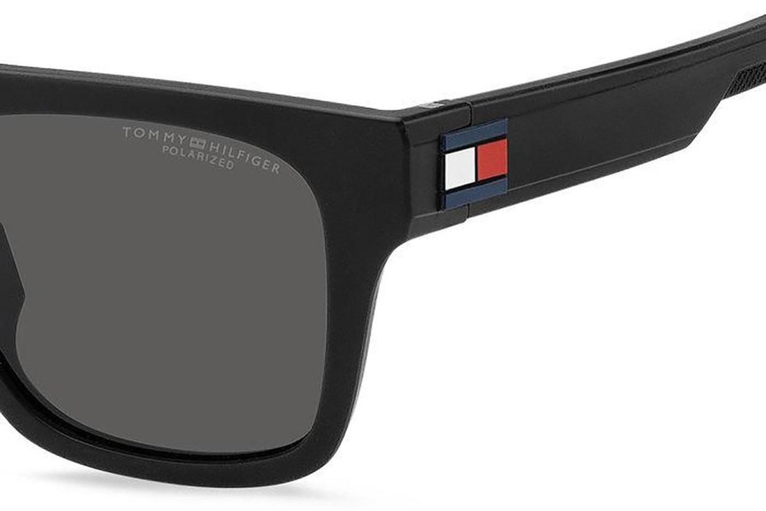 Zonnebril Tommy Hilfiger TH1976/S 003/M9 Polarized Vierkant Zwart