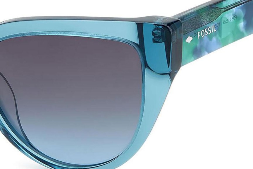 Zonnebril Fossil FOS2125/S VGZ/I7 Cat Eye Blauw