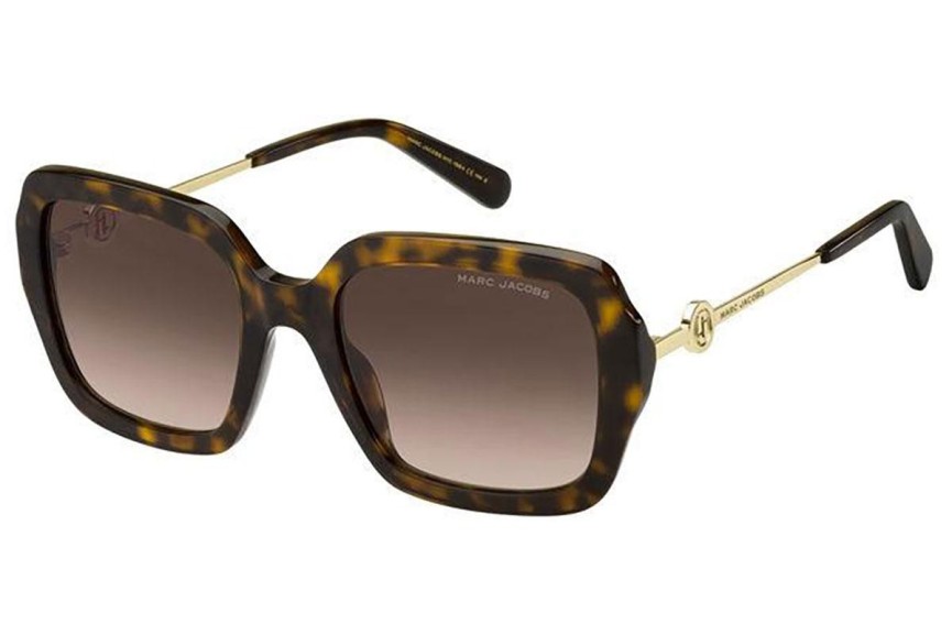 Zonnebril Marc Jacobs MARC652/S 086/HA Vierkant Havana