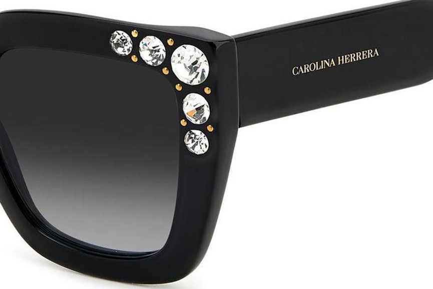 Zonnebril Carolina Herrera HER0130/S 807/9O Vierkant Zwart