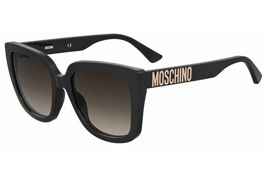 Zonnebril Moschino MOS146/S 807/HA Vierkant Zwart